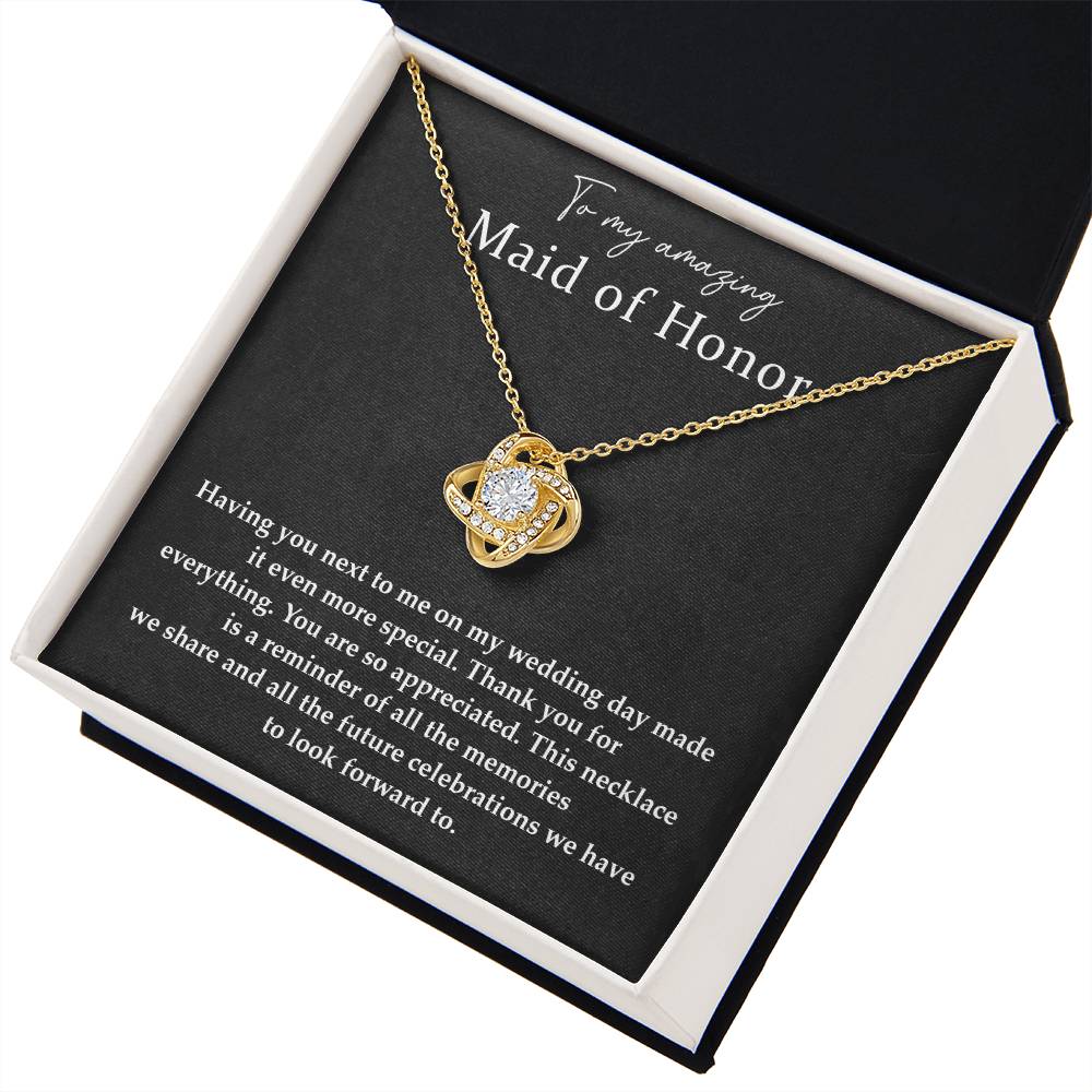 Wedding Day Necklace For Maid Of Honor Friendship Necklace For Maid Of Honor Jewelry Gift For Maid Of Honor Meaningful Gift For Maid Of Honor Emotional Gift For Maid Of Honor Special Gift For Maid Of Honor Necklace For Maid Of Honor Thank You Gift