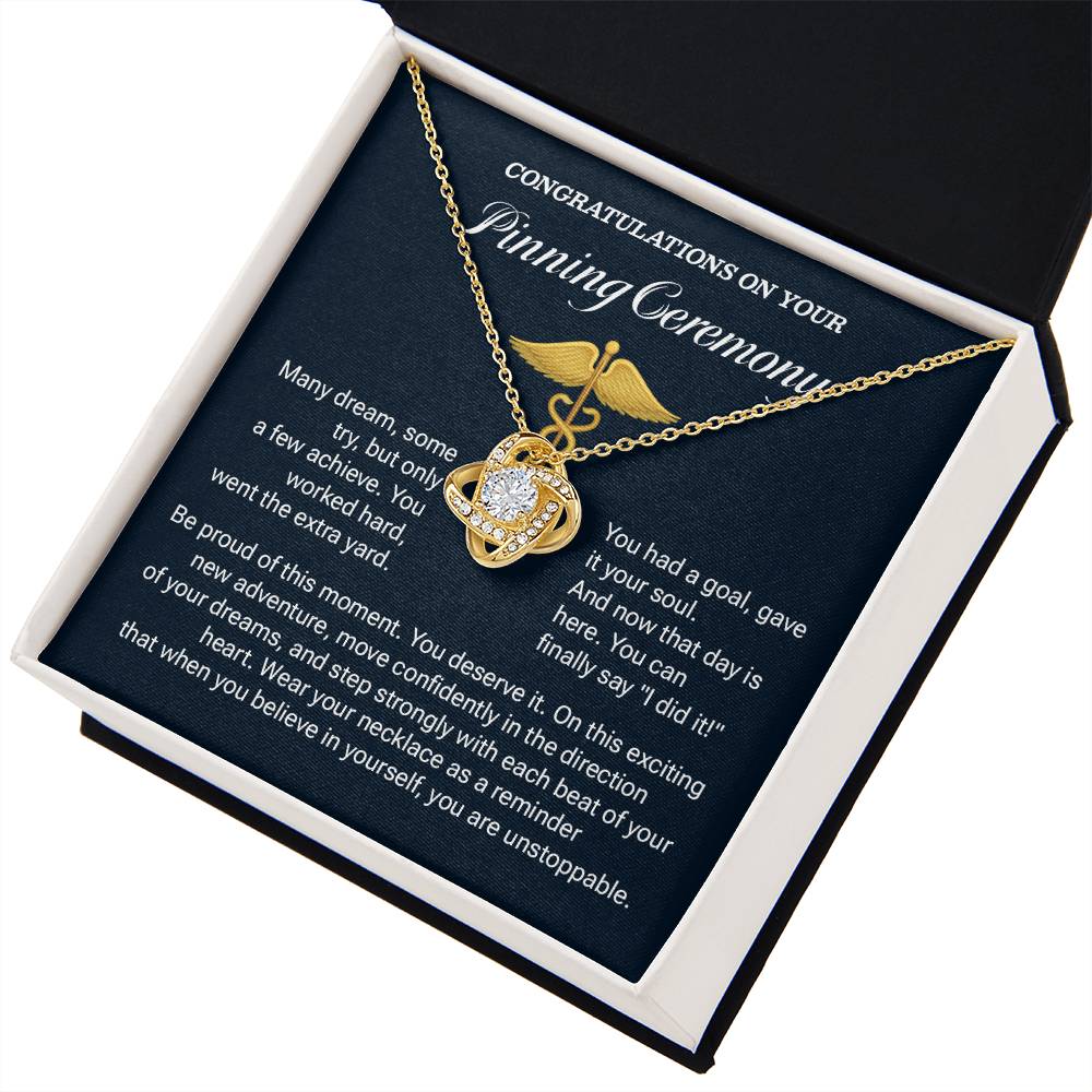 Congratulations On Your Pinning Ceremony Necklace Pinning Ceremony Necklace Gift Congratulations Pinning Ceremony Jewelry Believe In Yourself Necklace Jewelry For New Adventure Graduation Necklace Gift Necklace For Graduates