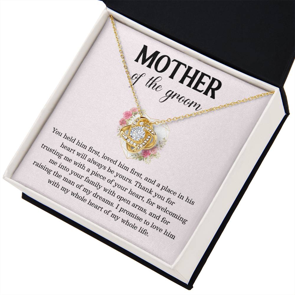 To The Mother Of The Groom Mother Of The Groom Necklace Gift Sentimental Jewelry For Mother Of The Groom Emotional Keepsake For Mother Jewelry Gift For Groom's Mom Special Gift For Groom's Mom Meaningful Gift For Groom's Mother