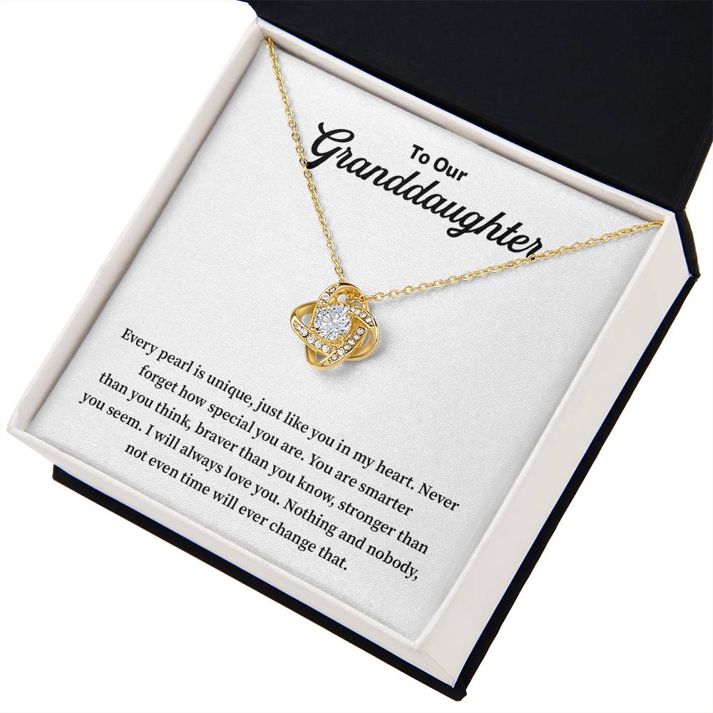 To Our Granddaughter Granddaughter Necklace Gift Sentimental Jewelry For Granddaughter Emotional Keepsake For Granddaughter Jewelry Gift For Granddaughter Unique Pearl Necklace Special Gift For Granddaughter Meaningful Gift For Granddaughter