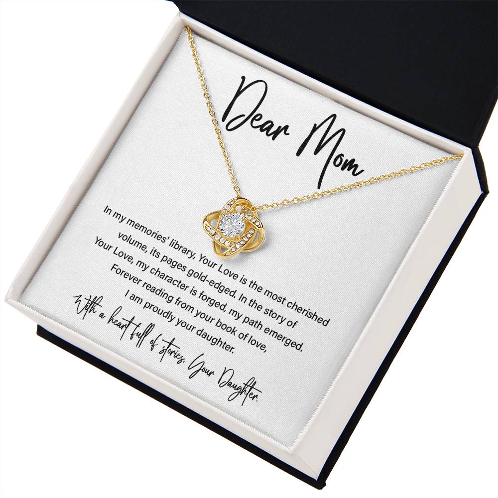 Dear Mom, Best Necklace Gift From Daughters To Mom Inspirational Necklace Gift Best Mother’s Day Necklace Gift Mother-daughter Bond Necklace Gift Jewelry Gift Necklace With Message Thoughtful Gift Necklace Sentimental Necklace Gift