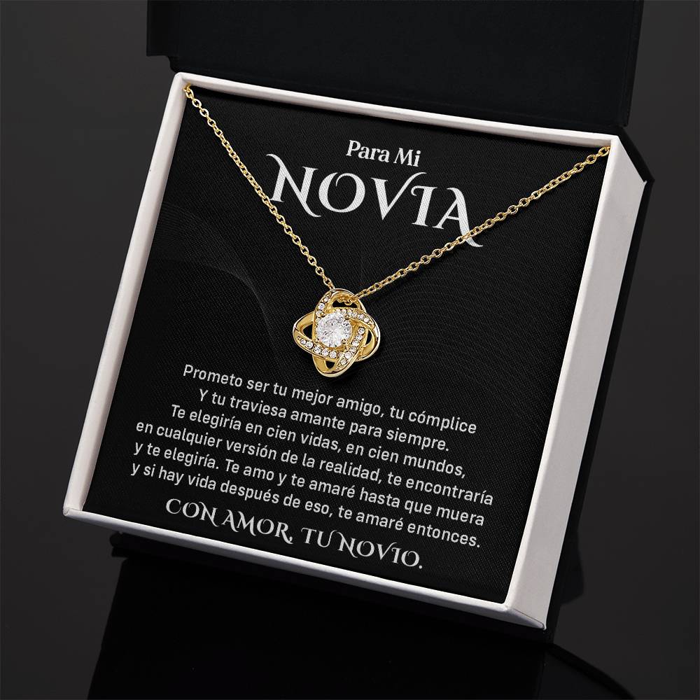 Collar Para Mi Novia Collar Para Mi Novia Regalo Romántico  Regalo Para Enamorados Collar Con Promesa De Amor Collar Para Parejas Enamoradas Collar Con Texto De Amor Joyería De Amor Para Ella Regalo Con Mensaje Personalizado Para Novia Collar Para Mi Alma