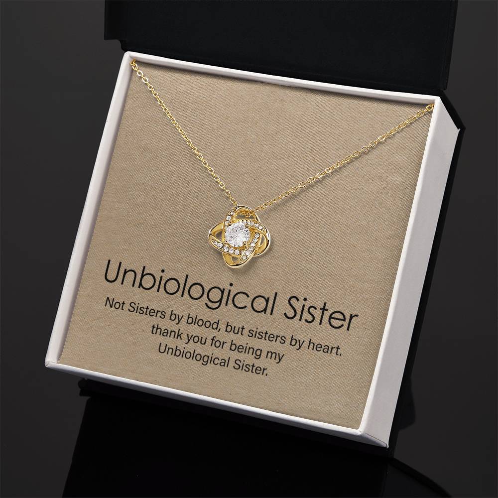 Unbiolofical Sister Necklace Gift for Sister Pendant Necklace With Sentimental  Message.