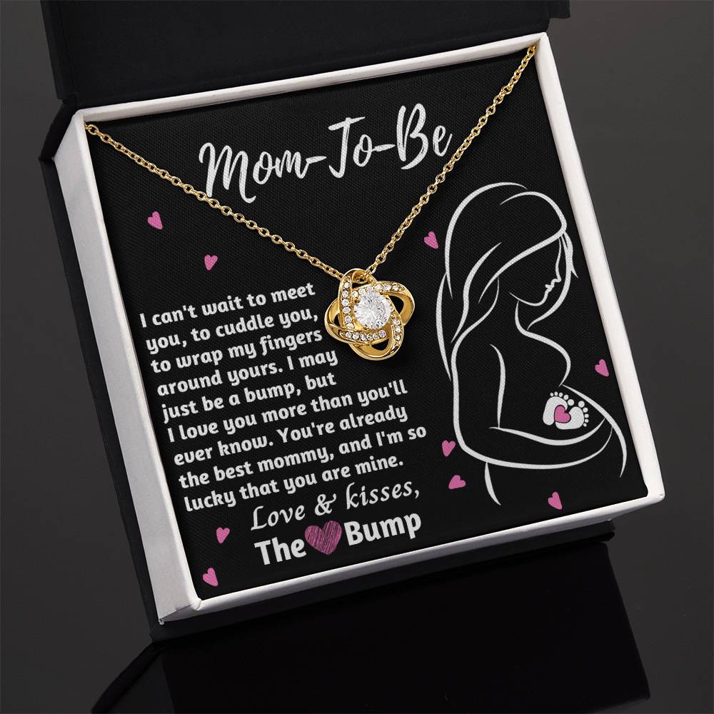 Mom To Be Necklace For Pregnant Women, Mommy Present From Unborn Baby, Gift For Expecting Moms, Pregnancy Jewelry Necklace With Wonderful Message Card And Box.