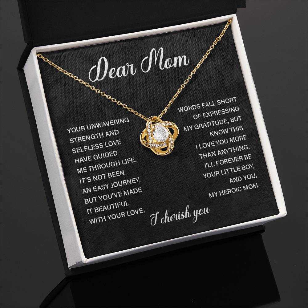 Dear Mom Dear Mom Necklace Gift Thoughtful Gift For Mom Unique Gift For Mother-child Bond Meaningful Gift For Mom Proud Son Gift For Mom Special Occasion Gift For Mom Best Mom Ever Necklace Spiritual Bond With Mom Necklace