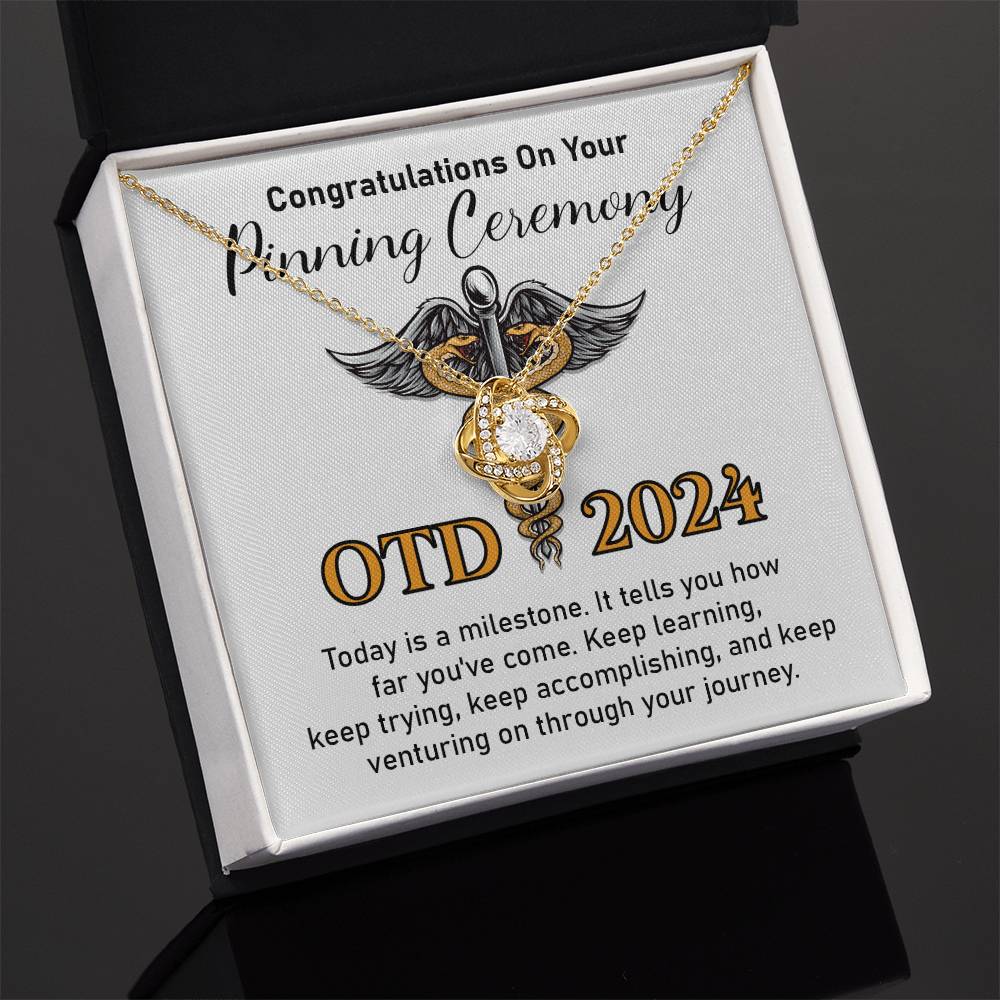 Congratulations On Your Otd 2024 Pinning Ceremony Necklace Otd 2024 Pinning Ceremony Necklace Pinning Ceremony Milestone Necklace Congratulations Pinning Ceremony Jewelry Otd 2024 Graduation Necklace Gift Necklace For Celebrating