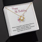 7th Birthday Necklace Gift for Girl – Sweet Message Card Jewelry