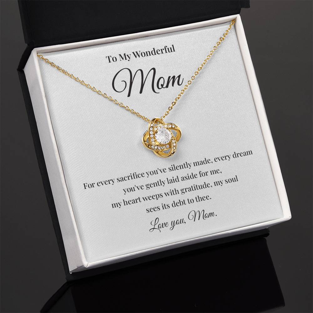 To My Wonderful Mom Best Mom Ever Necklace Spiritual Bond With Mom Necklace Wonderful Mom Necklace Gift Gift For Mom Thoughtful Gift For Mom Unique Gift For Mother-child Bond Meaningful Gift For Mom Necklace For Family Bond