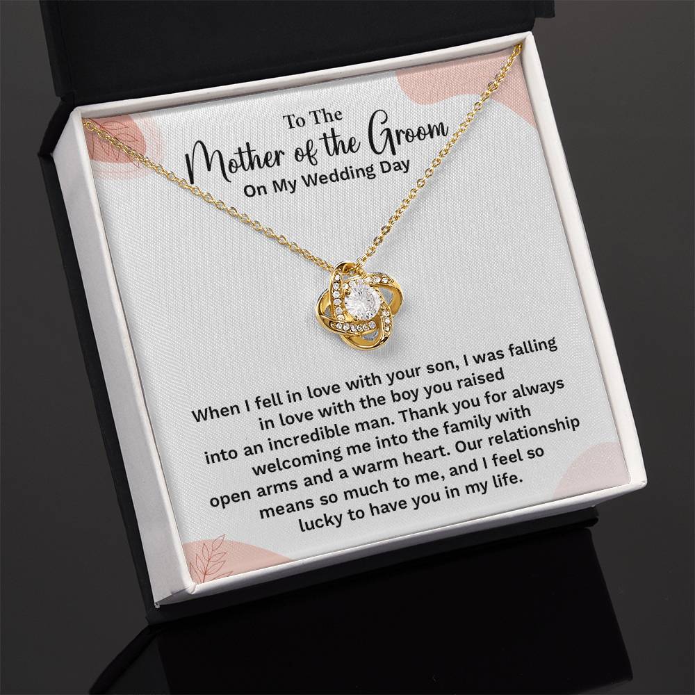 To the Groom's Mother on My Wedding Day Groom’s mother wedding gift Wedding necklace for mother-in-law Heartfelt message for groom’s mom Special gift for groom’s mom Necklace gift for groom’s mother on wedding day Meaningful gift for groom’s mother