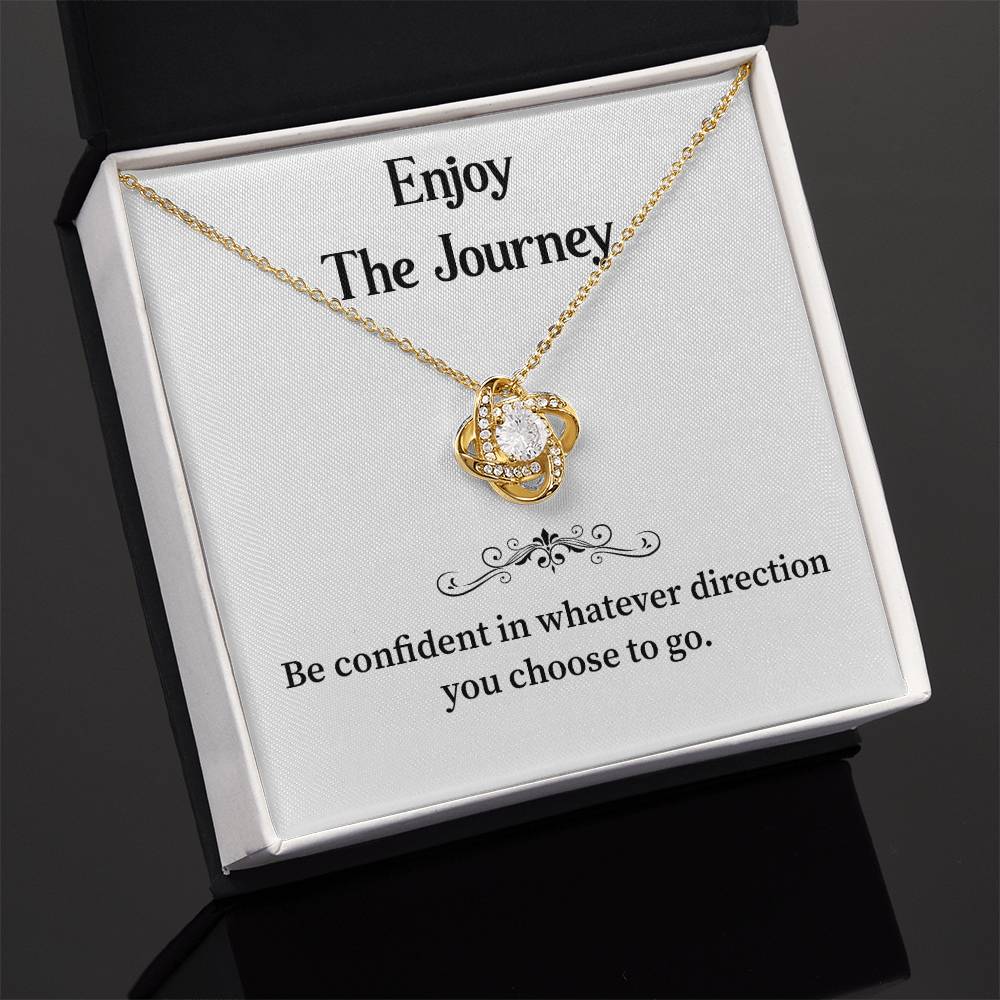 Enjoy The Journey Inspirational Necklace Gift Enjoy The Journey Necklace Best Motivational Gift Thoughtful Necklace For New Journey Motivational Jewelry For Women Emotional Gift For Encouragement Necklace With Message Of Confidence Motivational Gift