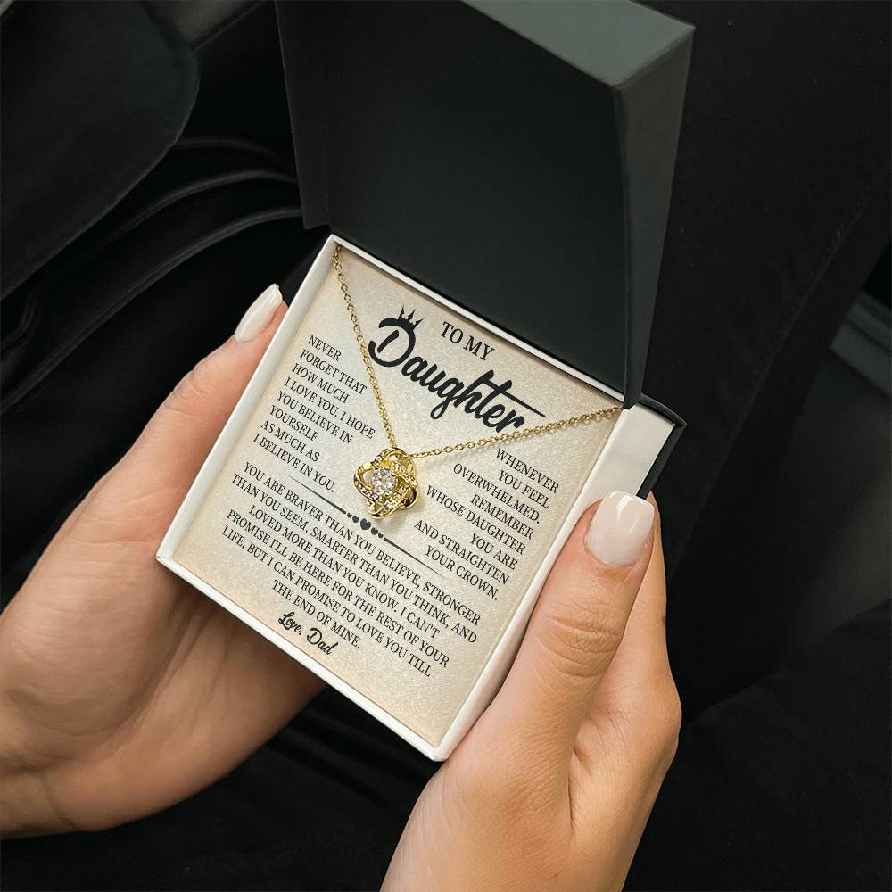 Gift for Daughter From Dad With Message Insert