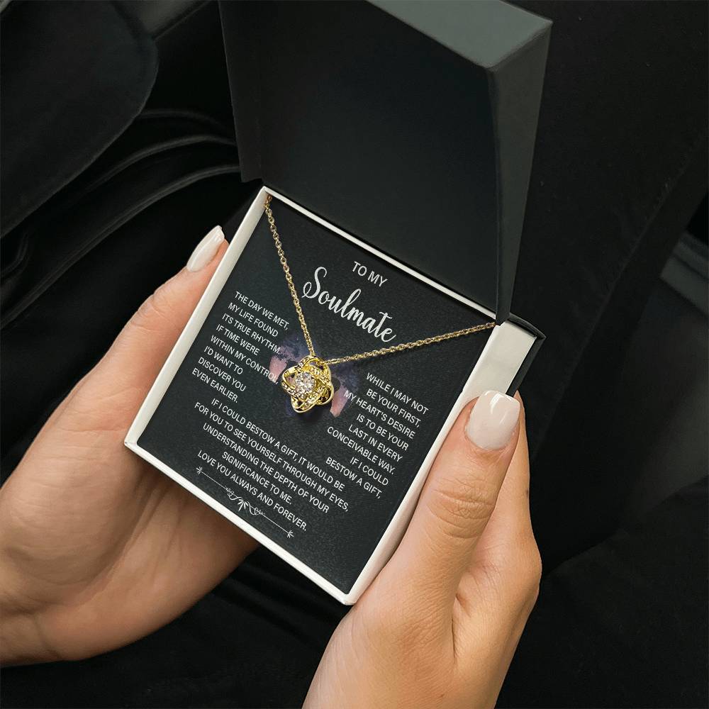 Soulmate Necklace Gift – Love You Always & Forever