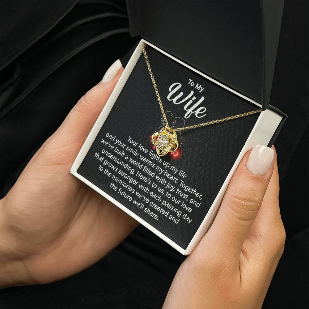 Wife Necklace Gift for Anniversary with Gift Box
