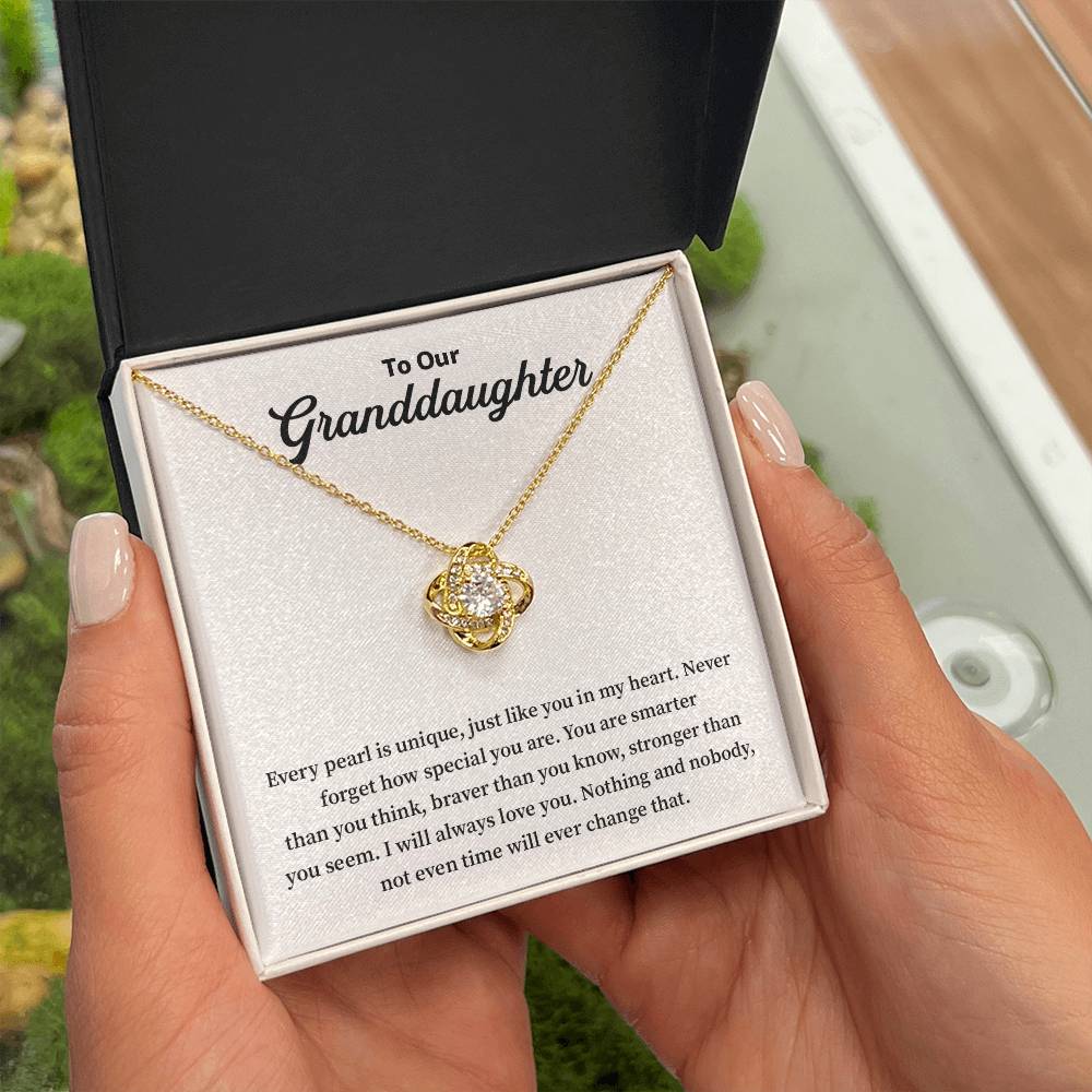 To Our Granddaughter Granddaughter Necklace Gift Sentimental Jewelry For Granddaughter Emotional Keepsake For Granddaughter Jewelry Gift For Granddaughter Unique Pearl Necklace Special Gift For Granddaughter Meaningful Gift For Granddaughter