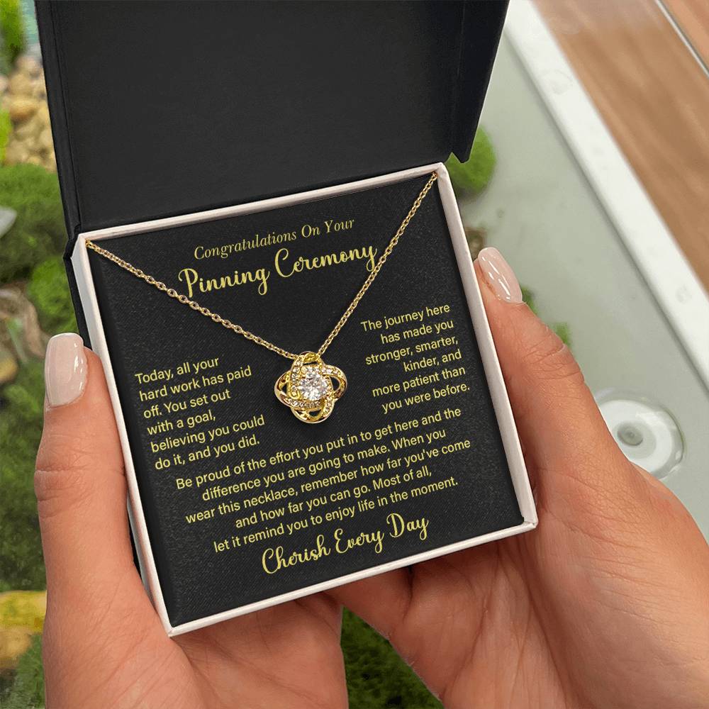 Congratulations On Your Pinning Ceremony Necklace Pinning Ceremony Necklace Gift Congratulations Pinning Ceremony Jewelry Journey Of Success Necklace Pinning Ceremony Milestone Necklace Necklace To Celebrate Hard Work Pinning Ceremony Keepsake Jewelry