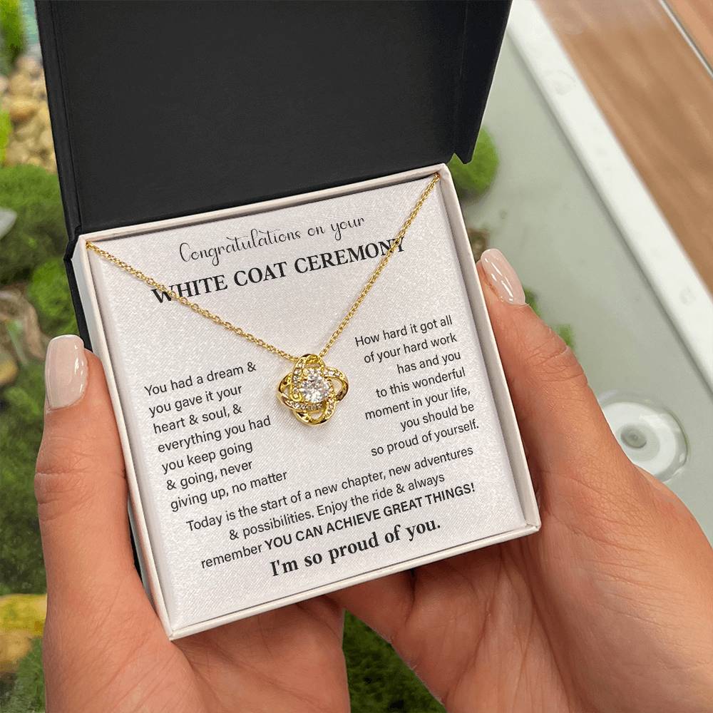 Congratulations On Your White Coat Ceremony White Coat Ceremony Congratulations Necklace New Beginnings Jewelry Meaningful Gift Supportive Gift Emotional Connection Necklace Motivational Jewelry You Are Amazing Necklace