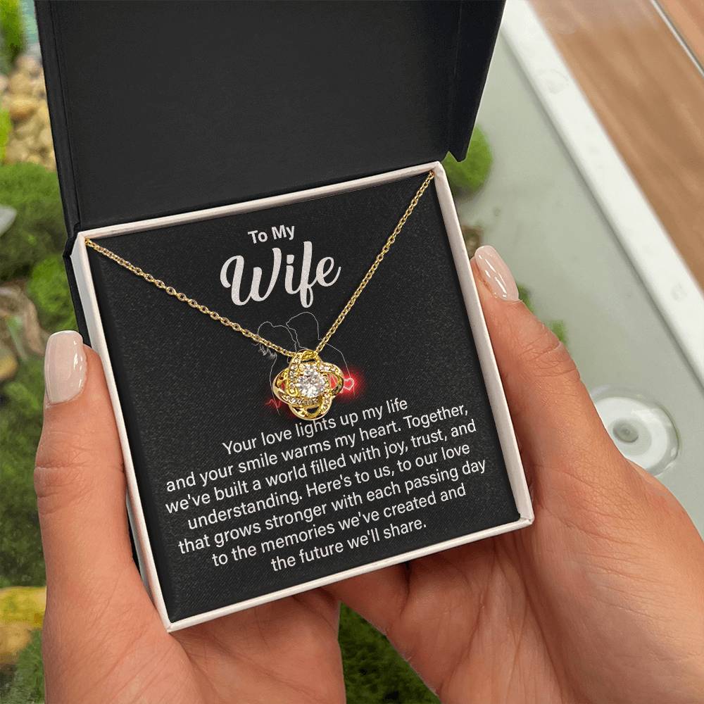 Wife Necklace Gift for Anniversary with Gift Box