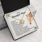 Daughter to Mom Necklace Gift with Message Card
