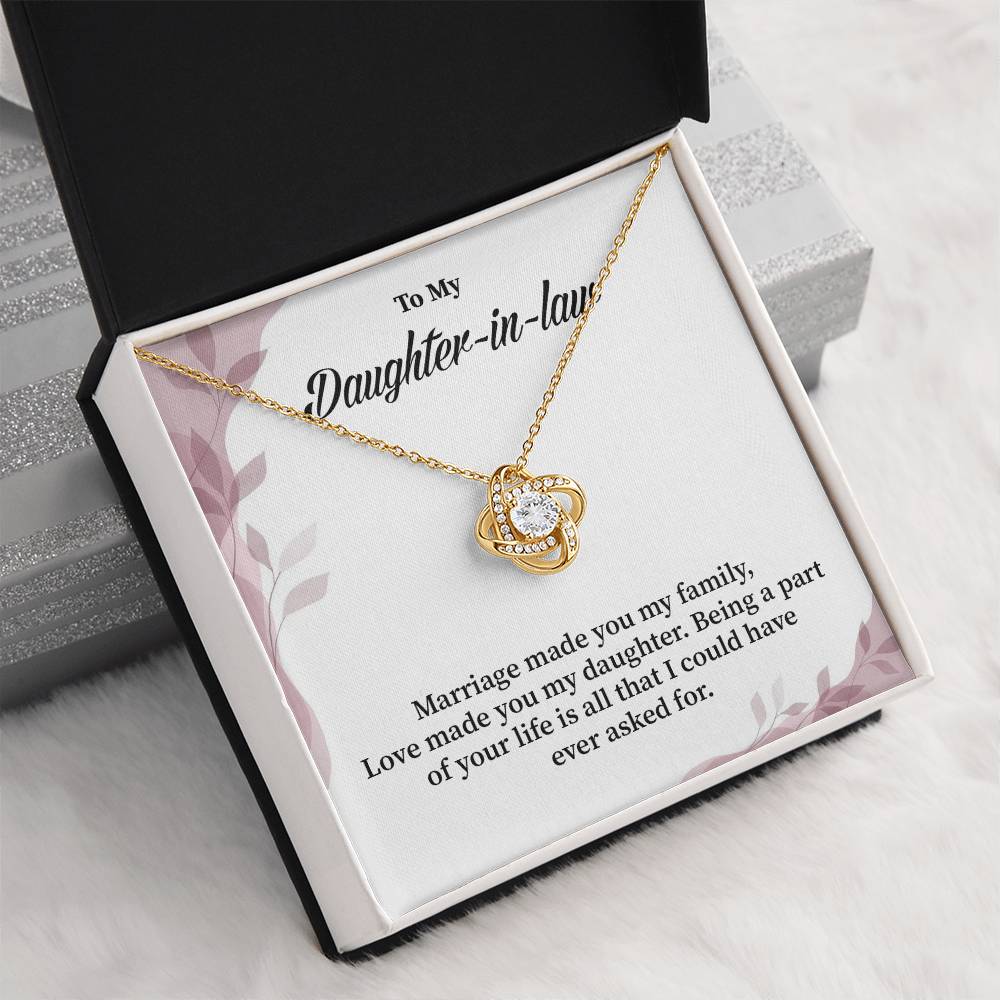 Daughter-in-Law Necklace Gift with Sentimental Card