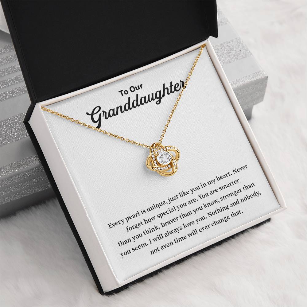 To Our Granddaughter Granddaughter Necklace Gift Sentimental Jewelry For Granddaughter Emotional Keepsake For Granddaughter Jewelry Gift For Granddaughter Unique Pearl Necklace Special Gift For Granddaughter Meaningful Gift For Granddaughter