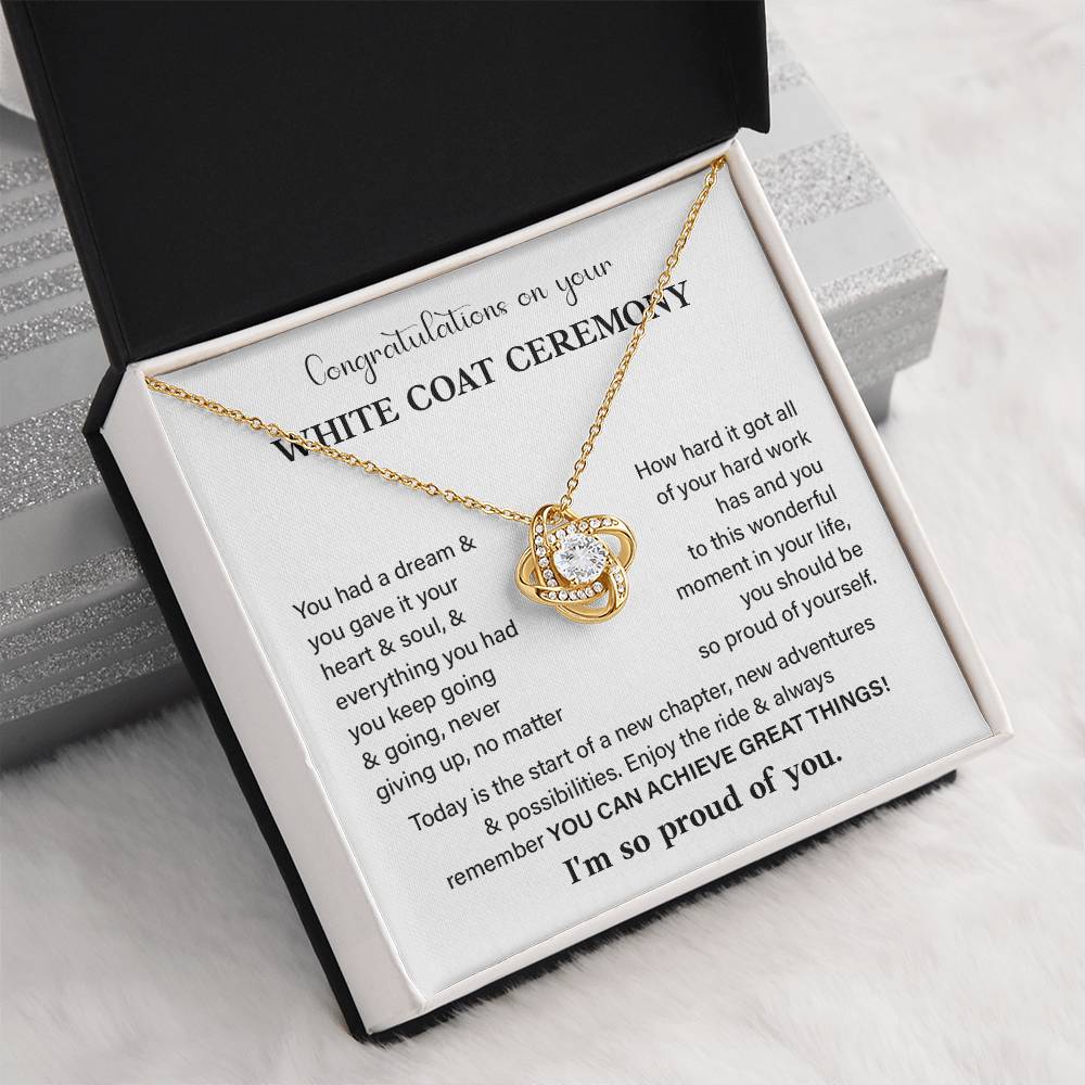 Congratulations On Your White Coat Ceremony White Coat Ceremony Congratulations Necklace New Beginnings Jewelry Meaningful Gift Supportive Gift Emotional Connection Necklace Motivational Jewelry You Are Amazing Necklace