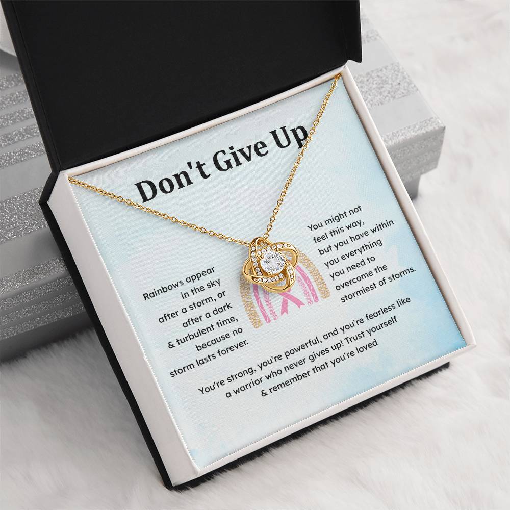 Don't Give Up Strength In Adversity Jewelry Don't Give Up Necklace Gift From Your Husband Meaningful Gift Supportive Gift Motivational Jewelry Never Give Up Necklace Breast Cancer Necklace For Soulmate Personal Growth Jewelry