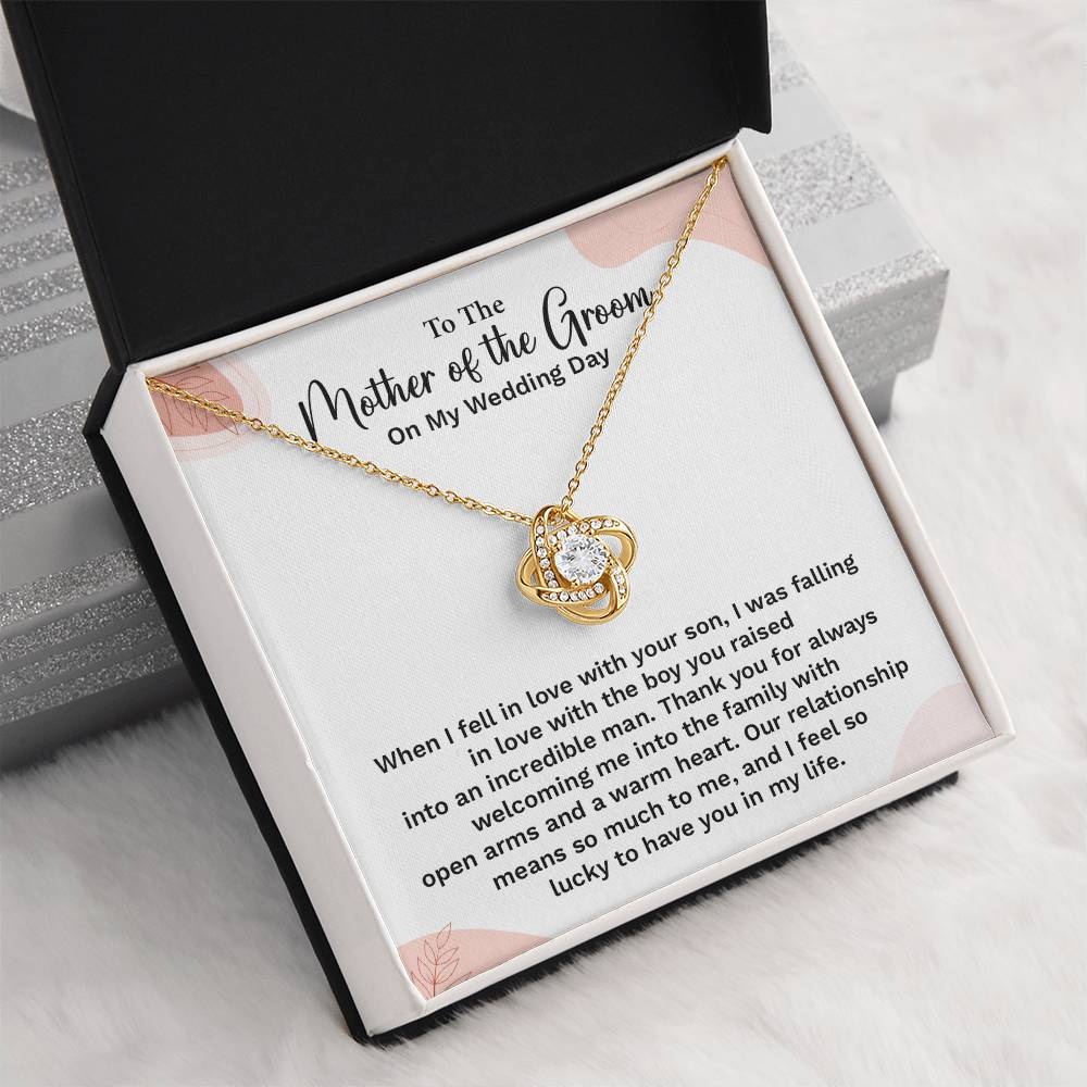 To the Groom's Mother on My Wedding Day Groom’s mother wedding gift Wedding necklace for mother-in-law Heartfelt message for groom’s mom Special gift for groom’s mom Necklace gift for groom’s mother on wedding day Meaningful gift for groom’s mother