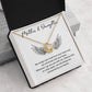 Mother & Daughter Necklace Gift – Wings of Love Keepsake Card