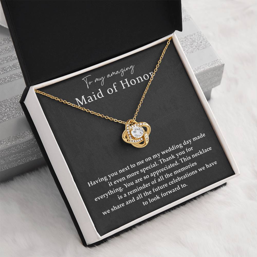 Wedding Day Necklace For Maid Of Honor Friendship Necklace For Maid Of Honor Jewelry Gift For Maid Of Honor Meaningful Gift For Maid Of Honor Emotional Gift For Maid Of Honor Special Gift For Maid Of Honor Necklace For Maid Of Honor Thank You Gift