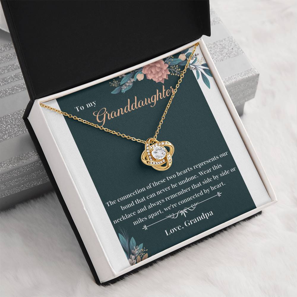Granddaughter Necklace from Grandpa – Heartfelt Gift Box
