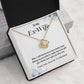 Funny Ex-Wife Necklace Gift with Message Card