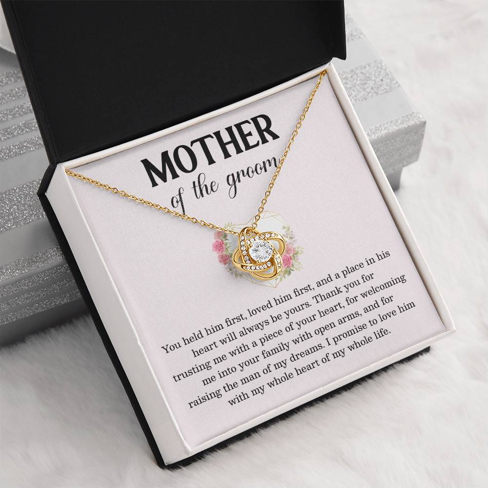 To The Mother Of The Groom Mother Of The Groom Necklace Gift Sentimental Jewelry For Mother Of The Groom Emotional Keepsake For Mother Jewelry Gift For Groom's Mom Special Gift For Groom's Mom Meaningful Gift For Groom's Mother