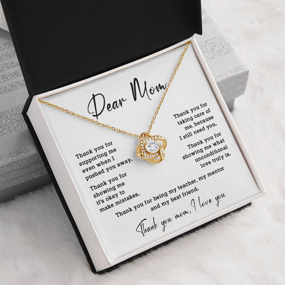 Dear Mom Dear Mom Necklace Gift Heartfelt Gift For Mom Bond With Mom Necklace Forever Loved Mom Necklace Thoughtful Gift For Mom Unique Gift For Mother-child Bond Meaningful Gift For Mom Special Occasion Gift For Mom Unique Family Bond Necklace