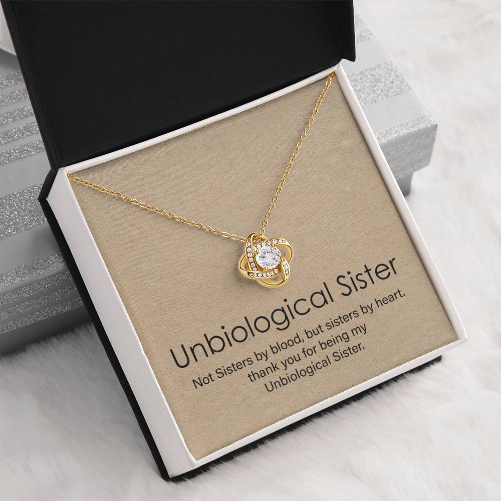 Unbiolofical Sister Necklace Gift for Sister Pendant Necklace With Sentimental  Message.