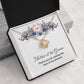 Mother of Groom Gift Necklace with Message Card