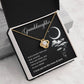 Granddaughter Necklace Gift – I Love You to the Moon & Back Card