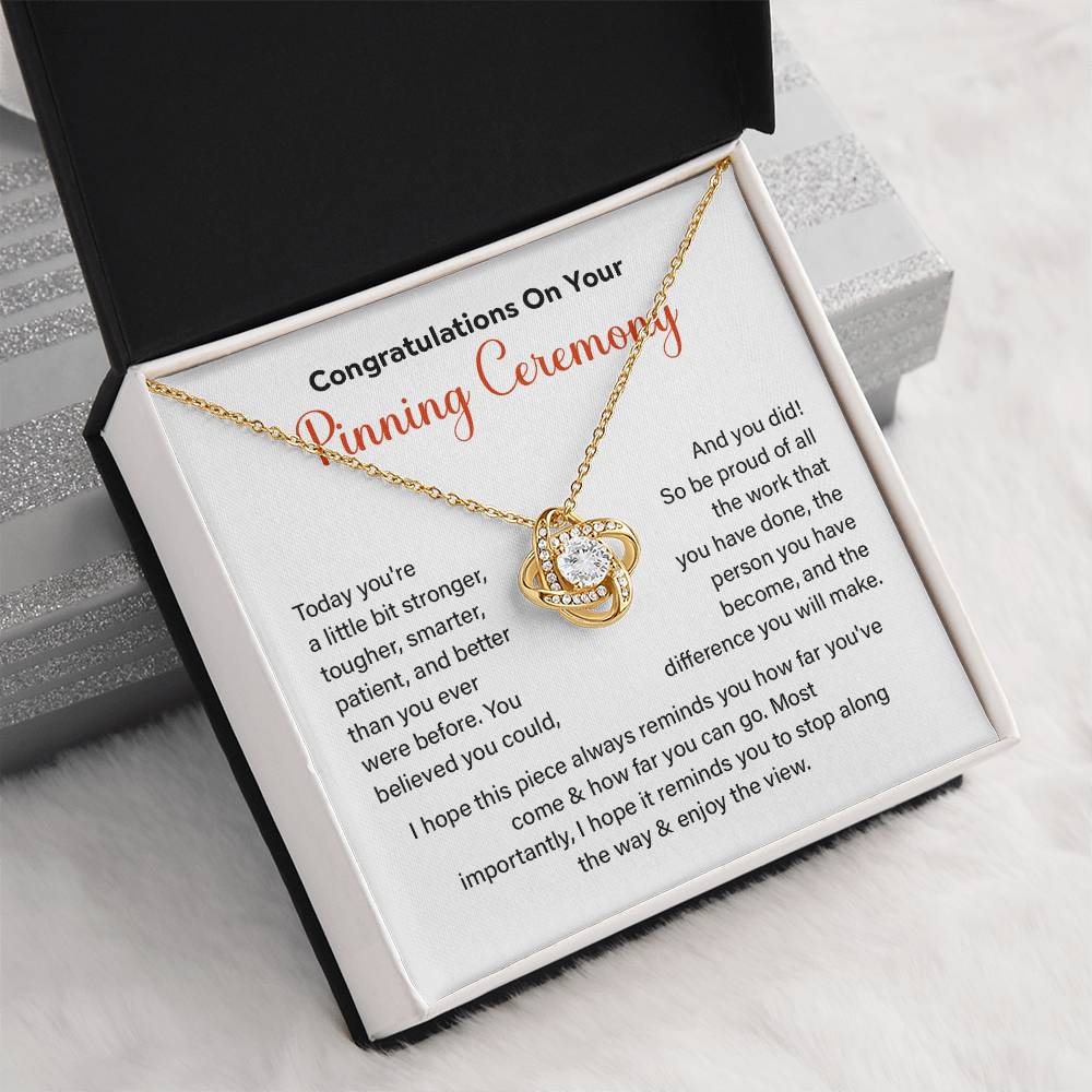 Congratulations On Your Pinning Ceremony Strength And Determination Jewelry Enjoy The View Necklace Best Wishes Necklace Path To Success Necklace Personal Growth Jewelry Motivational Jewelry For New Beginnings Meaningful Gift For Graduates