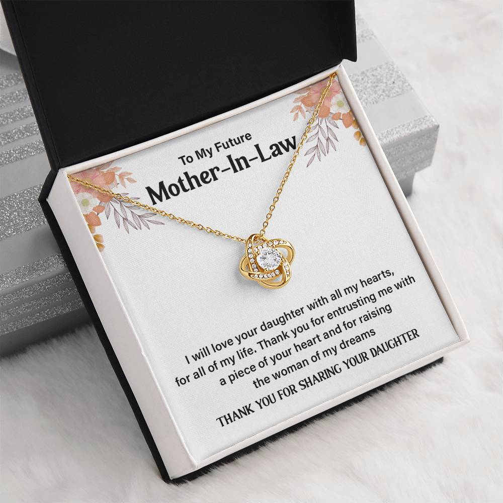 Future Mother-In-Law Necklace from Groom Gift Box