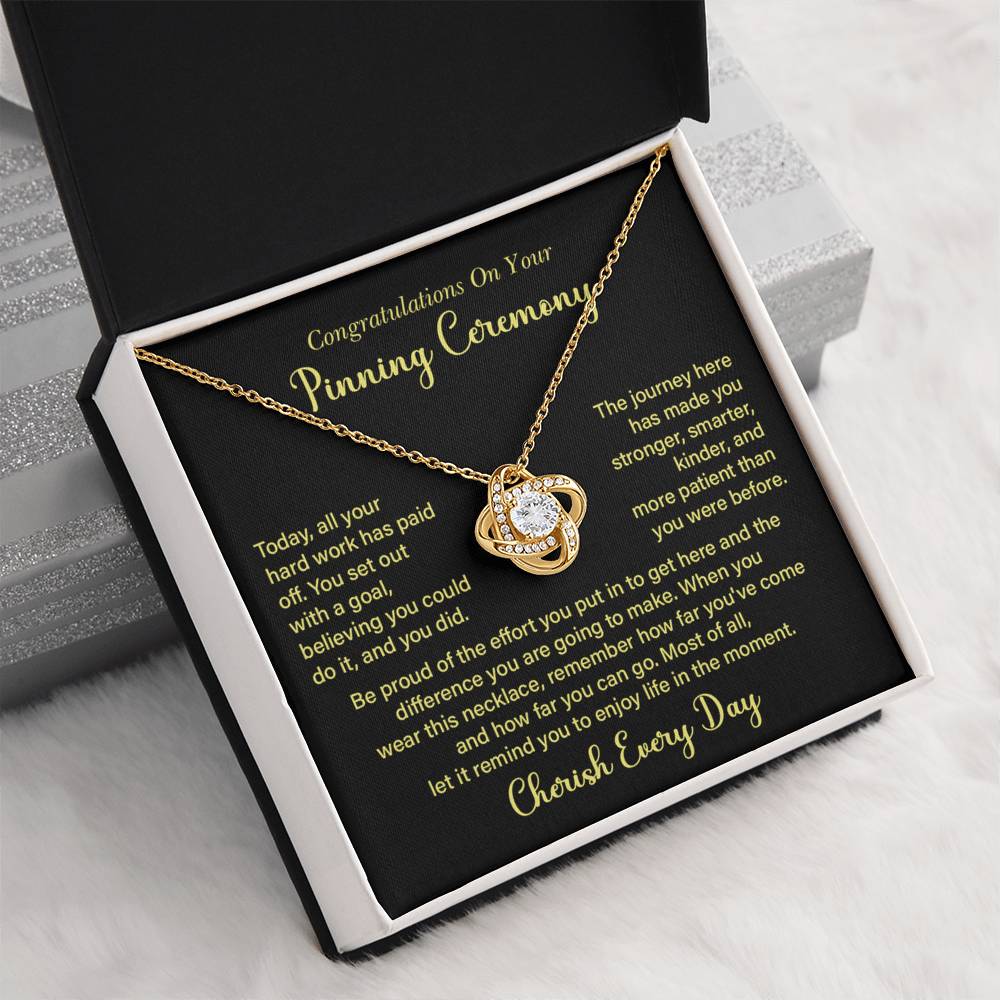 Congratulations On Your Pinning Ceremony Necklace Pinning Ceremony Necklace Gift Congratulations Pinning Ceremony Jewelry Journey Of Success Necklace Pinning Ceremony Milestone Necklace Necklace To Celebrate Hard Work Pinning Ceremony Keepsake Jewelry