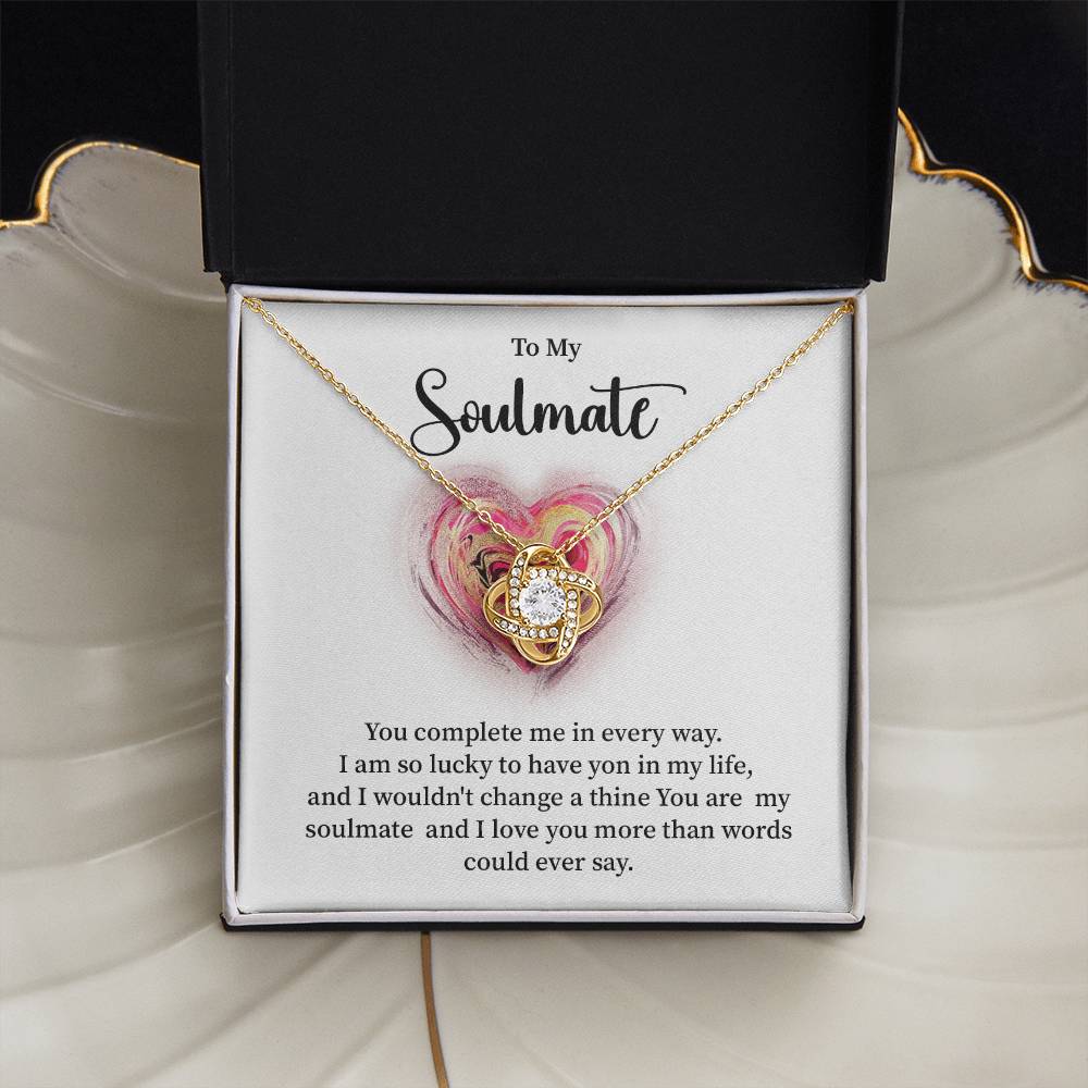 Soulmate Necklace for Her – Romantic Gift Box