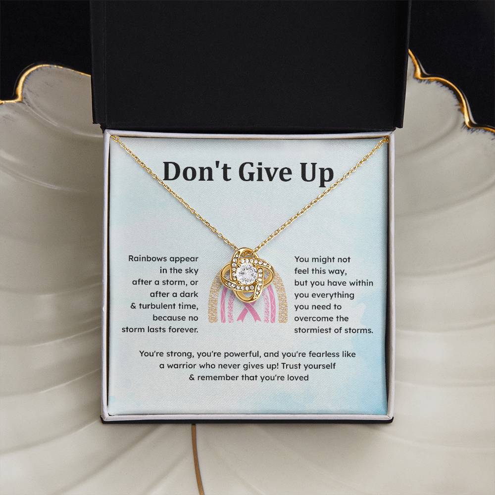 Don't Give Up Strength In Adversity Jewelry Don't Give Up Necklace Gift From Your Husband Meaningful Gift Supportive Gift Motivational Jewelry Never Give Up Necklace Breast Cancer Necklace For Soulmate Personal Growth Jewelry