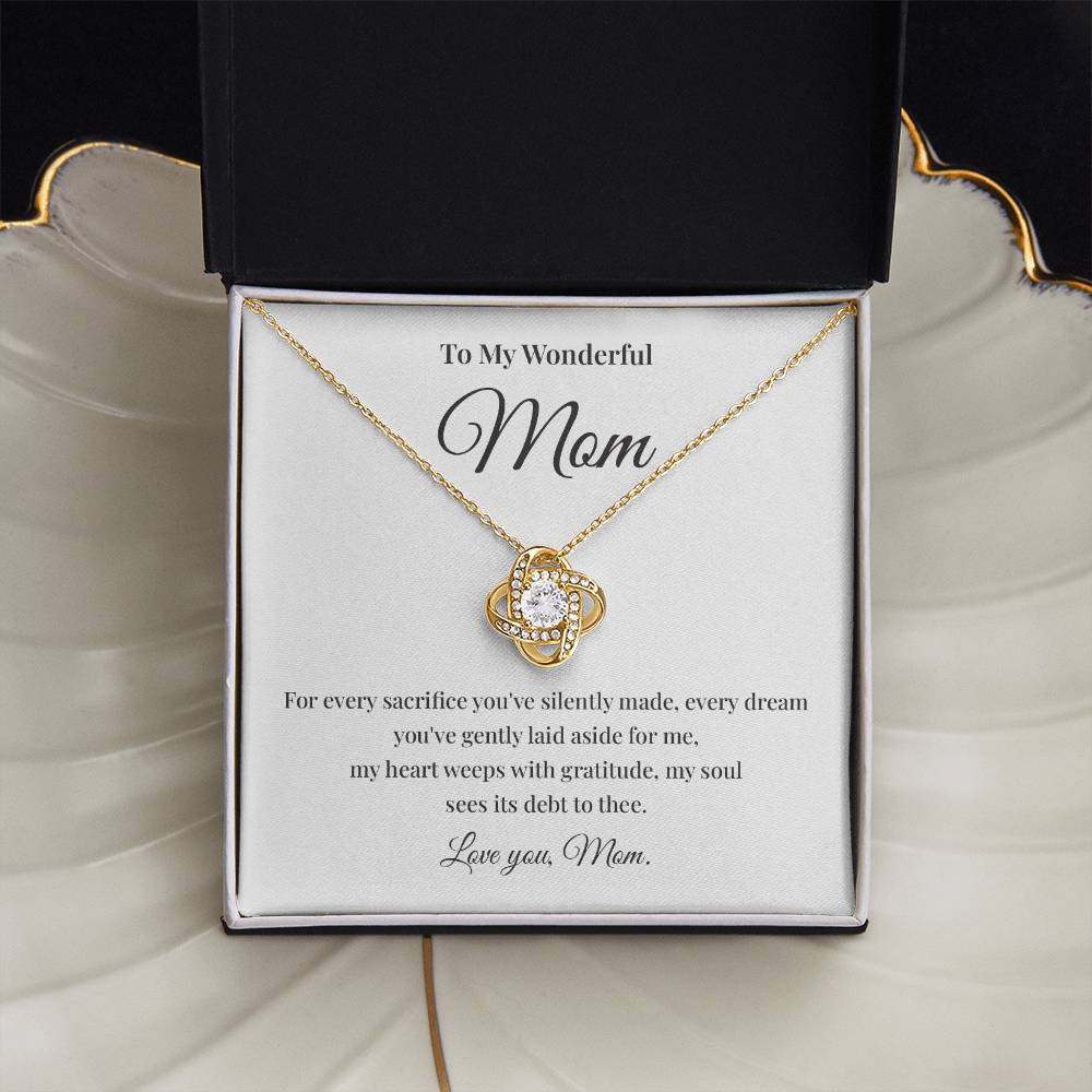 To My Wonderful Mom Best Mom Ever Necklace Spiritual Bond With Mom Necklace Wonderful Mom Necklace Gift Gift For Mom Thoughtful Gift For Mom Unique Gift For Mother-child Bond Meaningful Gift For Mom Necklace For Family Bond