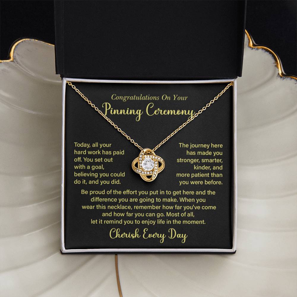 Congratulations On Your Pinning Ceremony Necklace Pinning Ceremony Necklace Gift Congratulations Pinning Ceremony Jewelry Journey Of Success Necklace Pinning Ceremony Milestone Necklace Necklace To Celebrate Hard Work Pinning Ceremony Keepsake Jewelry