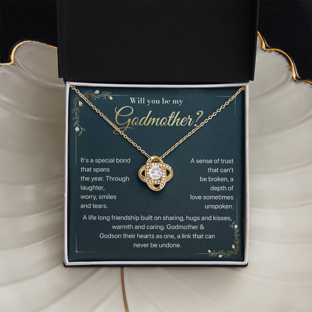 Will you be my Godmother Endless Support Necklace Bright Future Necklace Faithful Godmother Jewelry Strength In Unity Necklace Empowering Presence Jewelry Enduring Bond Necklace Emotional Support Pendant Inspirational Connection Jewelry