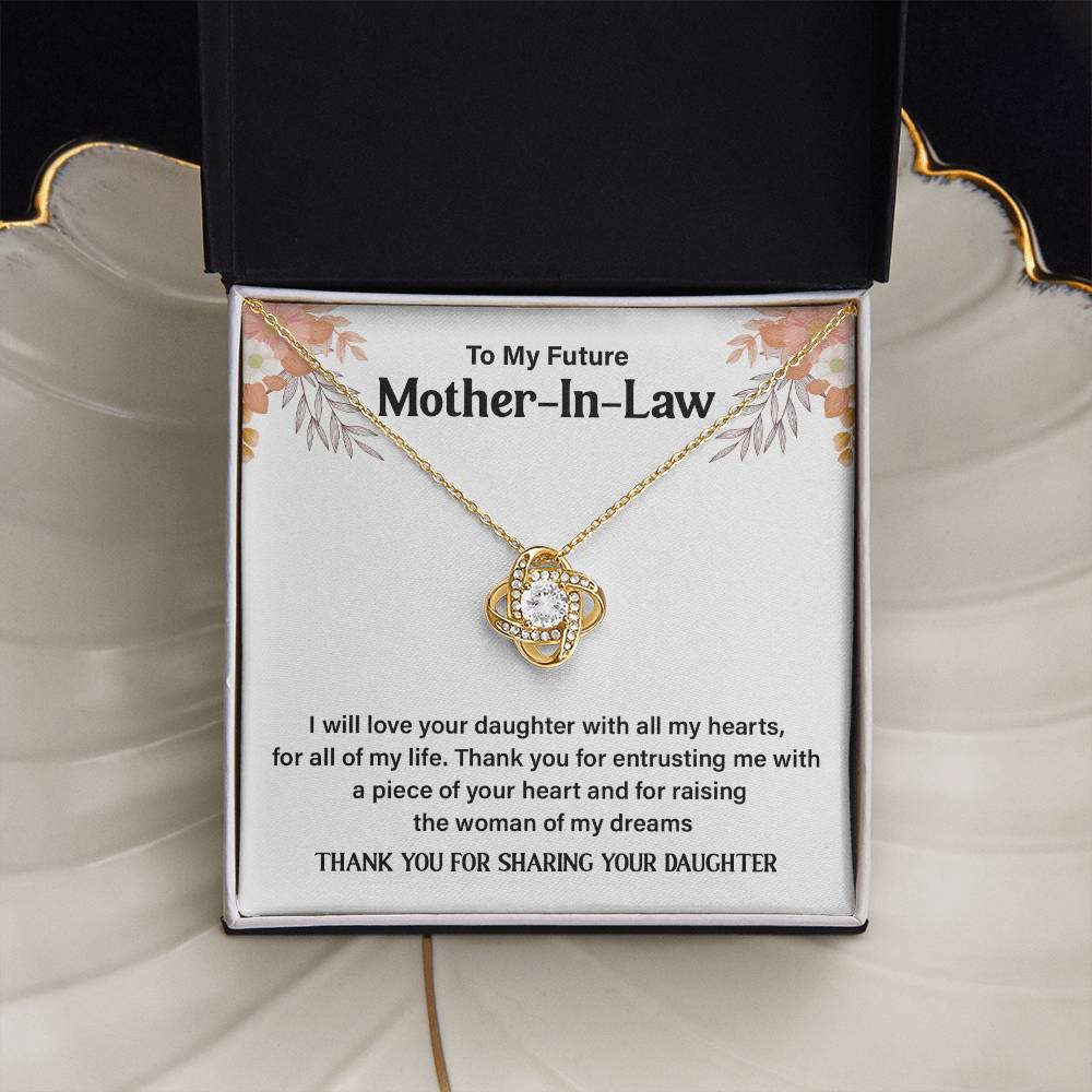 Future Mother-In-Law Necklace from Groom Gift Box