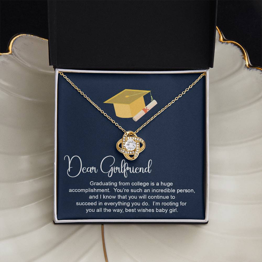 Dear Girlfriend Necklace Girlfriend Graduation Necklace Gift Gift For Graduation Necklace For Girlfriend Proud Of You Graduation Necklace Best Wishes Necklace For Girlfriend Sentimental Gift For Girlfriend Necklace For Girlfriend Necklace For Girlfriend