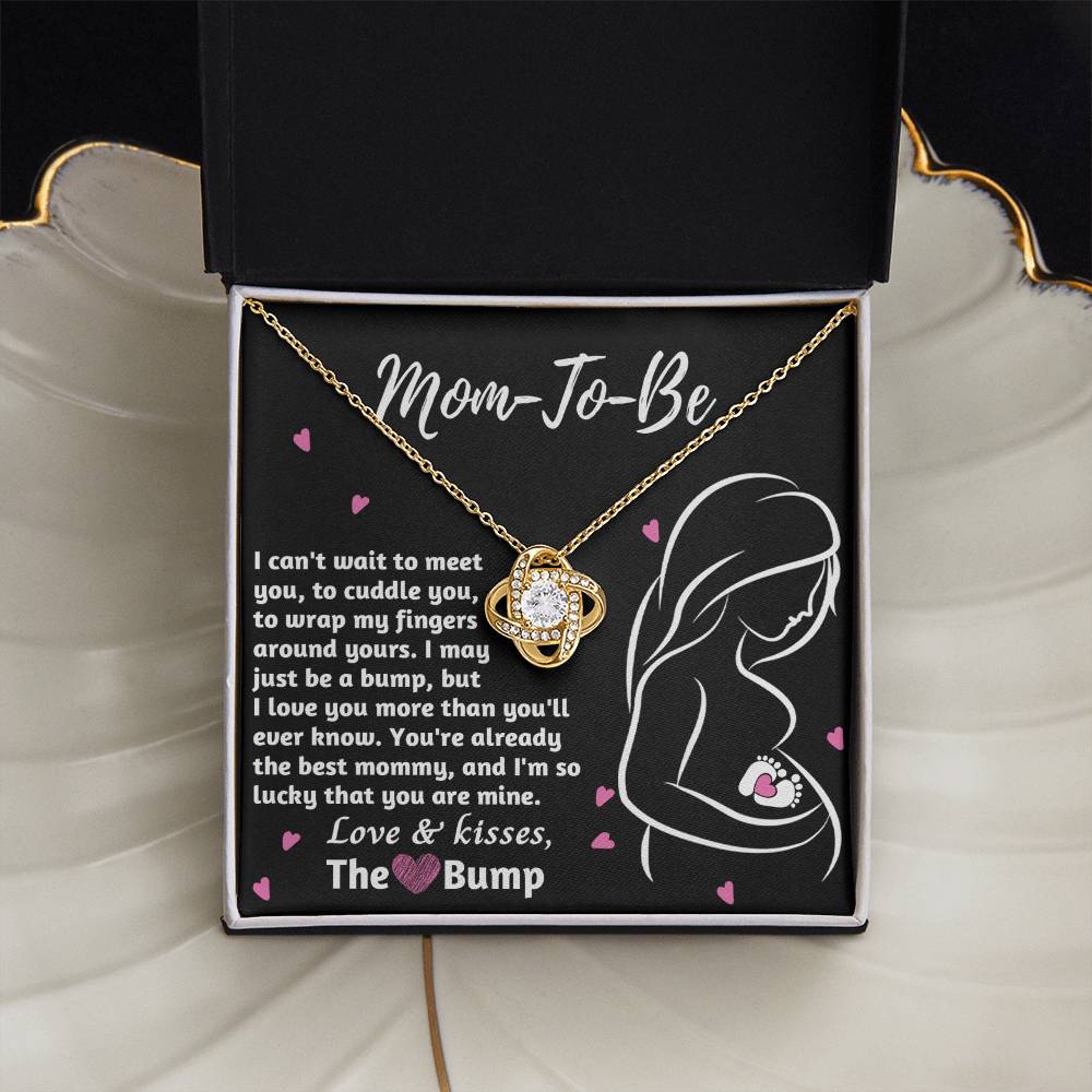 Mom To Be Necklace For Pregnant Women, Mommy Present From Unborn Baby, Gift For Expecting Moms, Pregnancy Jewelry Necklace With Wonderful Message Card And Box.