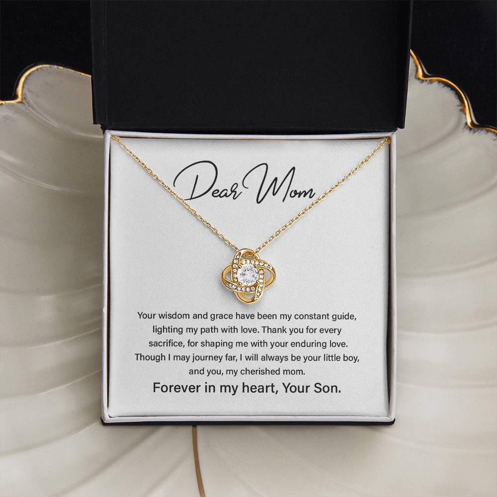 Dear Mom Mother’s Day Necklace For Cherished Mom Best Birthday Gift Thoughtful Anniversary Jewelry Unique Christmas Necklace Thoughtful Necklace With Message Card Just Because Necklace