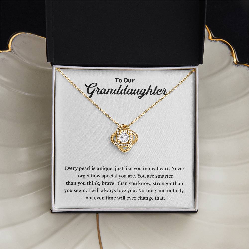 To Our Granddaughter Granddaughter Necklace Gift Sentimental Jewelry For Granddaughter Emotional Keepsake For Granddaughter Jewelry Gift For Granddaughter Unique Pearl Necklace Special Gift For Granddaughter Meaningful Gift For Granddaughter