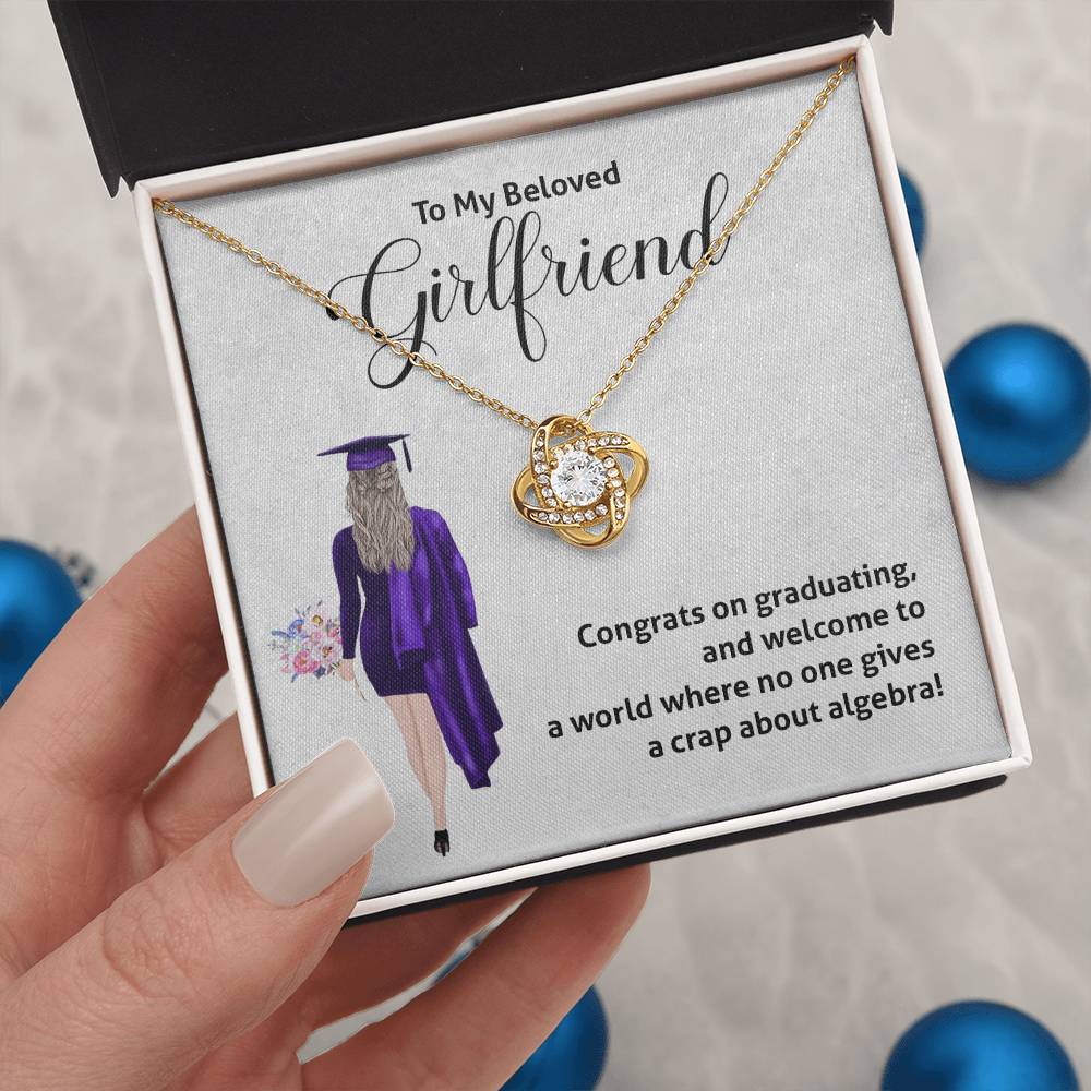 Funny Graduation Necklace Gift for Girlfriend